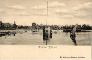 Palics-fürdő, Palic; látkép. Kiadja Vig Zsigmond Sándor / view