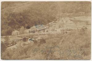 Nadrág, Nadrag, Steinacker; vasgyár, kohó és vasöntöde / ironworks, iron factory, furnace and foundry. photo (vágott / cut)