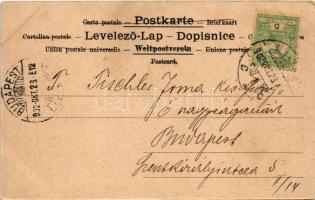 1902 Nyitra, Nitra; Vártemplom, püspöki vár. Huszár István kiadása / bishop's castle, church (á...