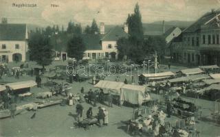 Nagybiccse main square fair