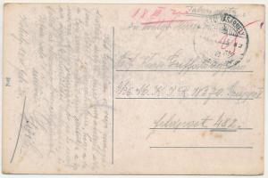 1918 Sósmező, Poiana Sarata; Magyar-román határ / Hungarian-Romanian border (ázott / wet damage)