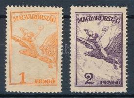 1931 Zeppelin sor fogazott fázisnyomatai (színpróbák) "Zeppelin 1931" felülnyomás nélkül. ...