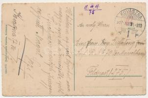 1917 Kovászna, Covasna; Horgász-forrás. Szabó nyomda kiadása / spa, mineral spring source (ázott / w...