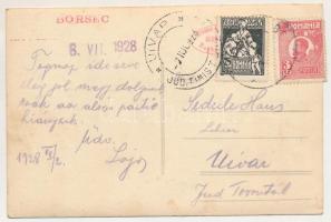 1928 Borszék, Borsec; Borvíz palackozó épület / mineral water bottling house. photo (vágott / cut)