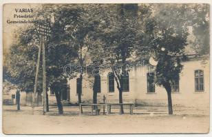 Varjas, Varias; Primaria / Községháza / Gemeindehaus / town hall. photo (fl)