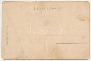 Temesság, Saágh, Dreispitz, Sag; Temes híd, Templom, vasútállomás, Malom. Dajkovits J. utóda (Versec...