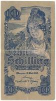 Ausztria 1945. 10Sch, I. kiadás, "1539 092752" T:F,VG Austria 1945. 10 Schilling, 1st issue, "1539 092752" C:F,VG Krause 114.