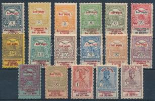 1914 Hadisegély I. sor (90.000) (20f rozsda / stain)