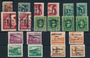 1950-1960 Meghatalmazás - Érvényes összeállítás, összesen 20 db bélyeg, stecklapon