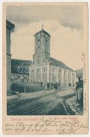 1905 Oravicabánya, Oravica, Oravicza, Oravita; Római katolikus templom. Gross Gyula kiadása / Catholic church (EM)