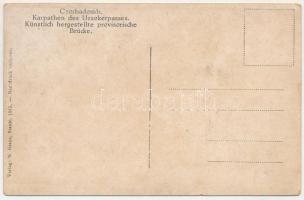 Csorbadomb, Czorbadomb, Cserbin, Shcherbyn; Karpathen des Uzsokerpasses. Künstlich hergestellte prov...