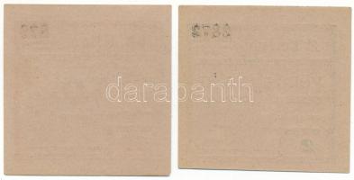 1919. Budapest 50f + 2K "Vörös Ujság" szükségpénz T:AU
Adamo BUC-300.1, BUC-300.3