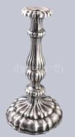 Antik ezüst (Ag) biedermeier gyertyatartó pár, 1854 Bécs. 13 latos finomságjel. JP? mesterjeggyel. 9...