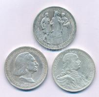 1935. 2P Ag "Pázmány" + 2P Ag "Rákóczi" + 1936. 2P Ag "Liszt Ferenc" -...