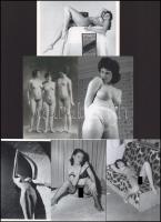 "Vizuális élmények tárházából", cca 1989 előtt készült, szolidan erotikus felvételek, 6 db modern nagyítás, jelzés nélkül, 15x10 cm és 10x15 cm