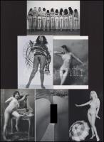 "Saját akaratból", cca 1989 előtt készült, szolidan erotikus felvételek, 6 db modern nagyítás, jelzés nélkül, 15x10 cm és 10x15 cm