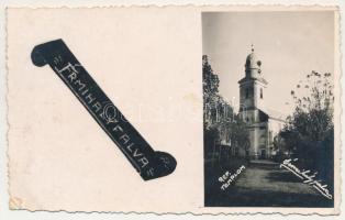 1941 Érmihályfalva, Valea lui Mihai; Református templom / Calvinist church. photo (EK)