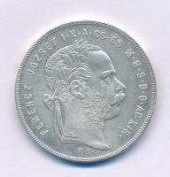 1879KB 1Ft Ag "Ferenc József / Középcímer" T:AU,XF apró ph.
Adamo M15