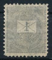 1889 "B" 1kr gépszín átnyomattal