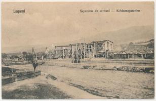 1927 Lupény, Lupeni; Separarea de carbuni / Kohlenseparation / Szénosztályozó, szénbánya / coal mine, coal classification plant. Atelier Arta (ázott / wet damage)