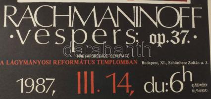 Bernáthy Sándor (1949-2012): Tomkins Énekegyüttes. Lágymányosi református templom, 1987. Underground...