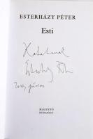 Esterházy Péter: Esti. A szerző, Esterházy Péter (1950-2016) Kossuth- és József Attila-díjas író, pu...