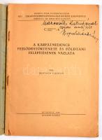 Bogsch László: A Kárpátmedence fejlődéstörténete és földtani felépítésének vázlata. (Dedikált.) Buda...