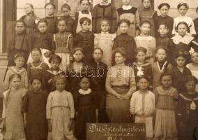 ca 1900-1920 7 db régi iskolai tablófotó