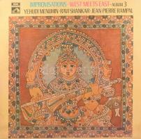 Yehudi Menuhin - Ravi Shankar - Jean-Pierre Rampal - Improvisations - West Meets East - Album 3. Vinyl, LP, Album, 1976, VG