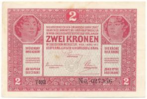 1917. 2K 7000 feletti sorozatszám "GENENALSEKRETÄR" elírással T:F,VG
Adamo K6