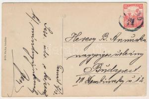 Tasnád, Kaszinó. Hulka kiadása / casino (szakadás / tear)