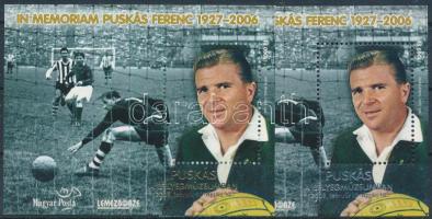 2007/41 In memoriam Puskás Ferenc emlékív pár arany és ezüst felülnyomással