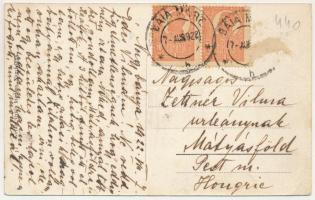 1922 Nagybánya, Baia Mare; Erdő utca, Széna tér, Kovács Lajosné üzlete. Kovács Gyula kiadása / stree...