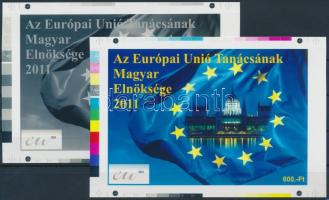 2011/04 Európai Unió cromalin emlékívpár (120.000)
