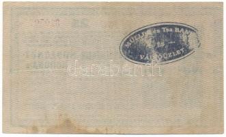1918. 25K "3029 310507" 4mm, hullámos hátlap, "Müller és Tsa Bank és Váltóüzlet"...