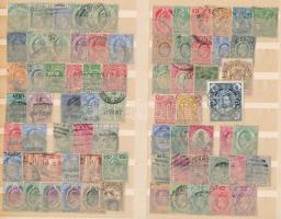 Brit Nemzetközösség és gyarmatok összeállítás, köztük jobb értékek, sok Mauritius, közepes berakólap mindkét oldalán