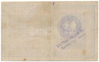 1918. 25K "3135 125881" 3mm, hullámos hátlap, "Osztrák-Magyar Bank Nyíregyházi Fiókin...