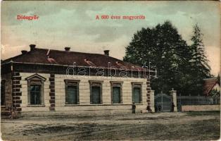 1916 Diósgyőr (Miskolc), a 600 éves mogyorófa. Ferenczi B. kiadása (felületi sérülés / surface damage)