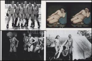 "Titkos történetek szép emléke", cca 1999 előtt készült, szolidan erotikus felvételek, 6 db modern nagyítás, jelzés nélkül, 15x10 cm és 10x15 cm