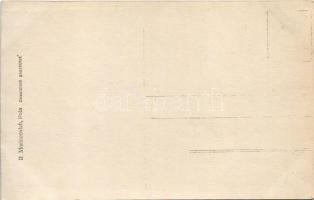 Fazana, Fasana; Grosskampschiffe im Kanal / WWI K.u.K. Kriegsmarine battleships. R. Marincovich (Pol...