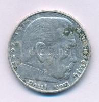 Német Harmadik Birodalom 1936D 5M Ag "Paul von Hindenburg" T:VF patina
German Third Reich...