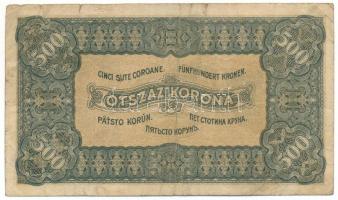 1923. 500K nyomdahely-jelölés nélkül "5A 010 513110" T:VG
Adamo K34