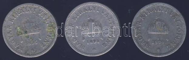 1894 10f (2x) + 1895 10f T:2-/3+