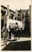 1934 Castelmola (Sicilia), street view. F. Galifi photo