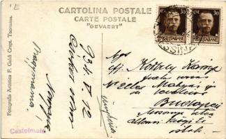 1934 Castelmola (Sicilia), street view. F. Galifi photo