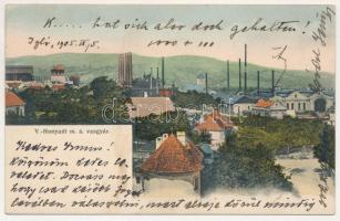 1905 Vajdahunyad, Hunedoara; vasgyár. Spörl Gusztáv kiadása / ironworks, iron factory (fl)