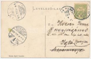 1905 Vajdahunyad, Hunedoara; vasgyár. Spörl Gusztáv kiadása / ironworks, iron factory (fl)