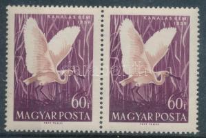 1959 Madarak (II.) 60f pár XIII B vízjellel