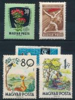 1959-1961 5 db klf bélyeg XIII B vízjelállással