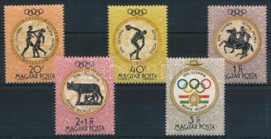 1960 Olimpia (III.) - Róma 5 klf érték XIII A vízjellel (16.300)